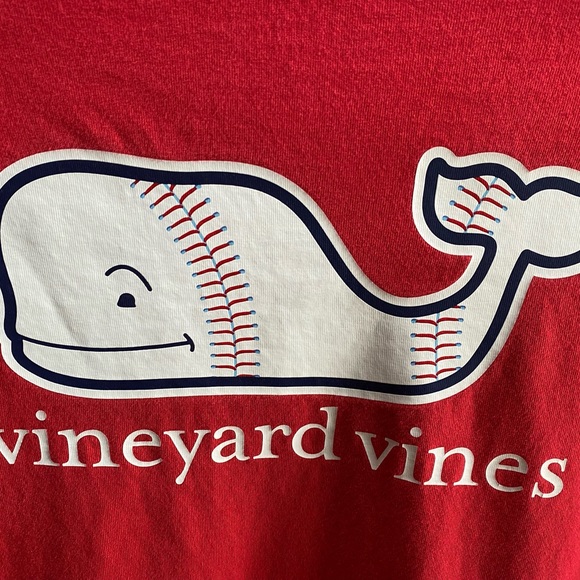 ❤️⚾️Vineyard Vines Boys Size L Baseball Whale Pocket T-Shirt ⚾️❤️ - Picture 9 of 10